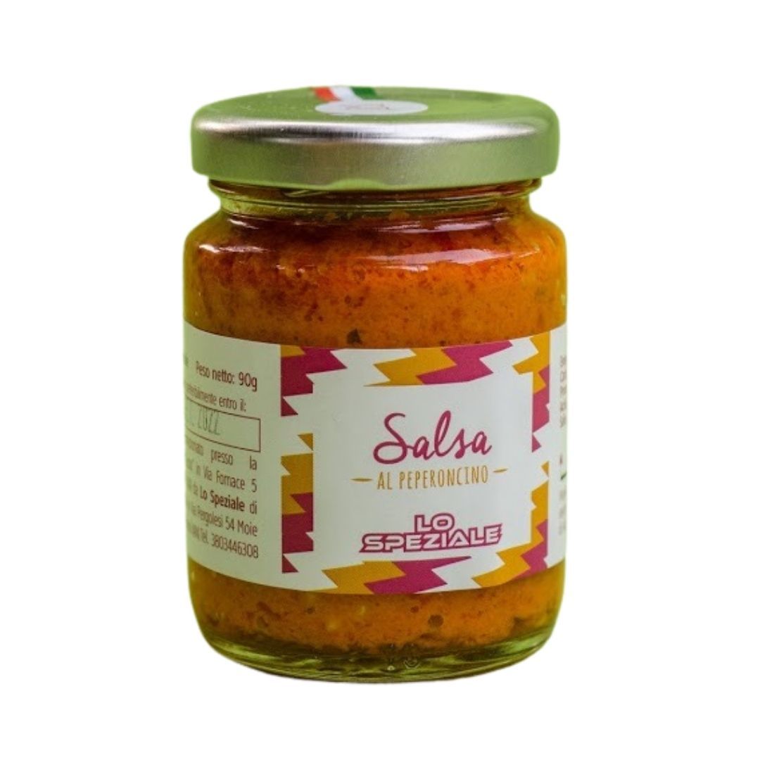 salsa artigianale al peperoncino dente di coyote prodotta nelle marche artigianale